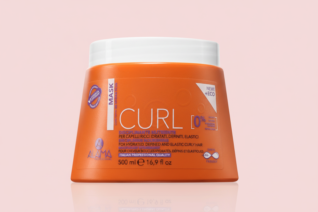 Alama Curl Hair Mask – Hydrating & Anti-Frizz Treatment (500ml)